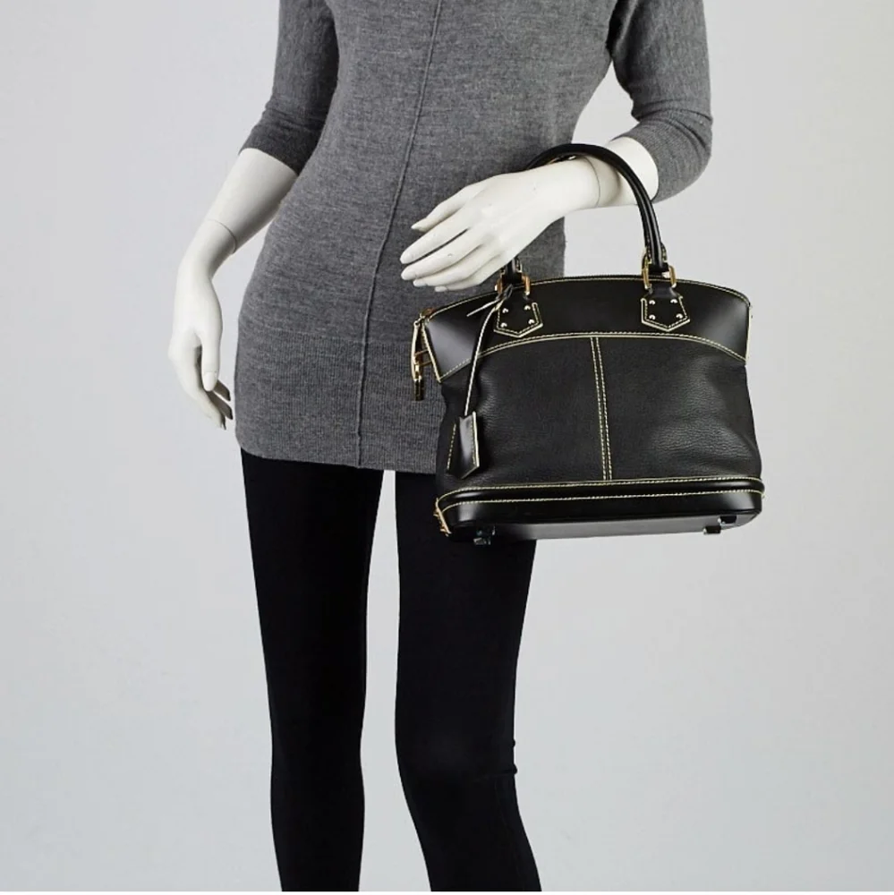 Louis Vuitton Suhali Noir Lockit PM Bag - Picture 2 of 14